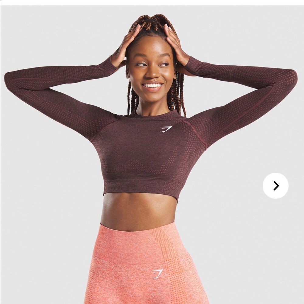 Vital Seamless Long Sleeve brown marl